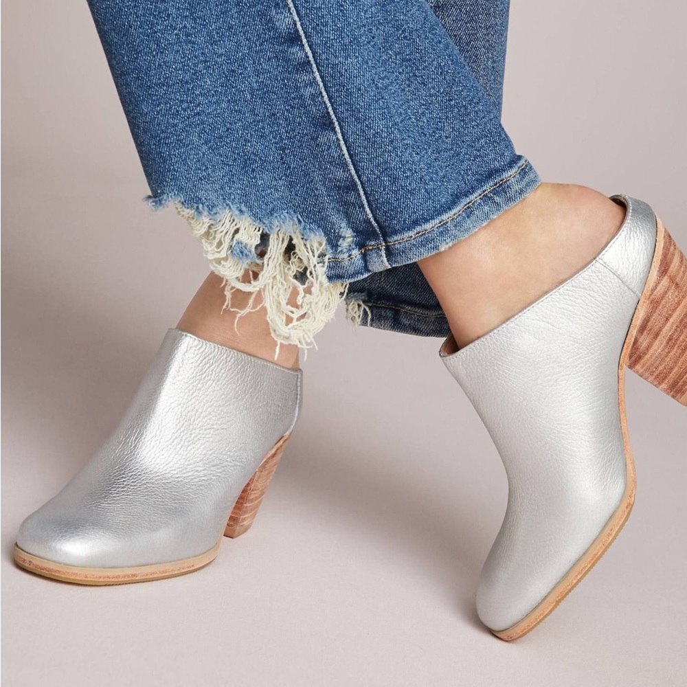 Rachel Comey Mars Mules in silver